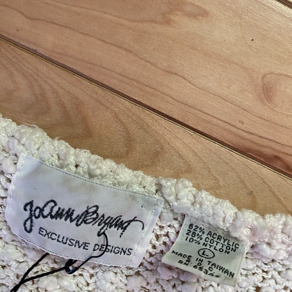 80s knit vintage light sweater - Picture 9 of 10